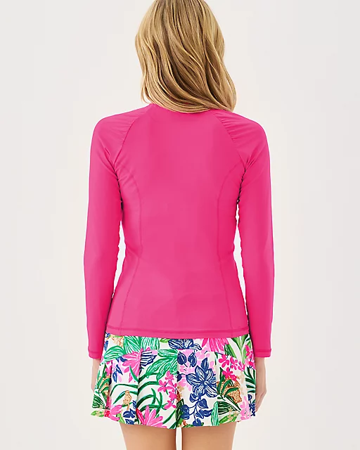 Lilly Pulitzer UPF 50+ Luxletic Justine Pullover Parigi Pink