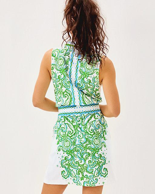 Lilly Pulitzer UPF 50+ Luxletic Love Active Sleeveless Dress Resort White Sol Mates Engineered Luxletic Dress
