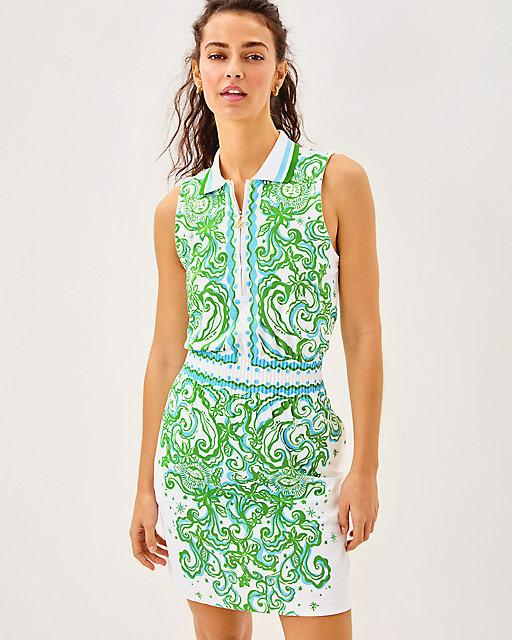 lilly pulitzer UPF 50+ Luxletic Love Active Sleeveless Dress Resort White Sol Mates Engineered Luxletic Dress
