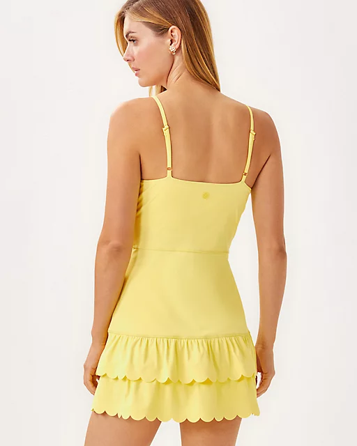 Lilly Pulitzer UPF 50+ Luxletic Miesha Active Dress Finch Yellow