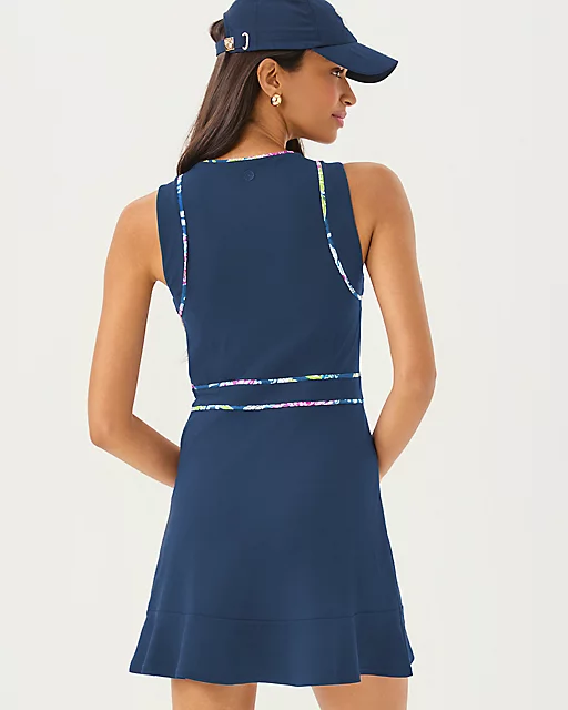 Lilly Pulitzer UPF 50+ Luxletic Parkerly Active Dress Multi Dahlia Licious