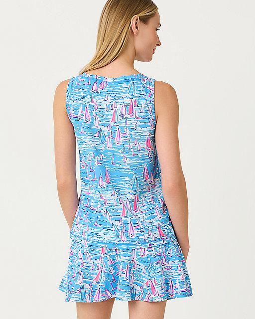 Lilly Pulitzer UPF 50+ Luxletic Renay Tank Top Zanzibar Blue Boatylicious