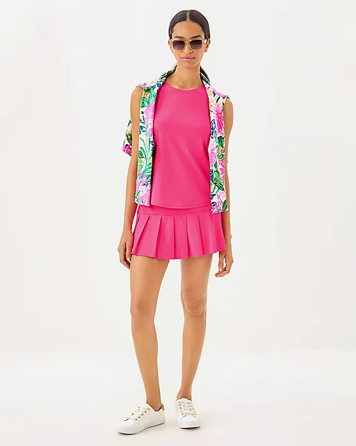 Lilly Pulitzer UPF 50+ Luxletic Westley Active Tank Parigi Pink