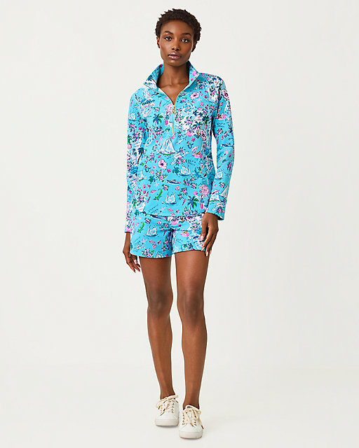 Lilly Pulitzer UPF 50+ Skipper Popover Amalfi Blue Lillys Roadtrip