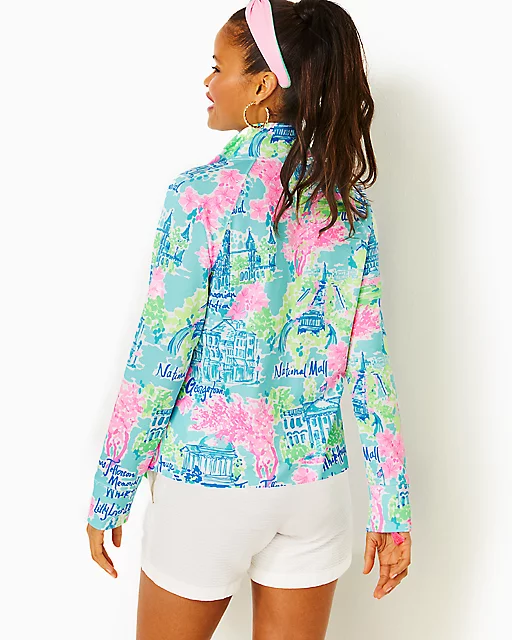 Lilly Pulitzer UPF 50+ Skipper Popover Multi Lilly Loves Dc