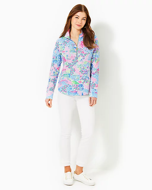 Lilly Pulitzer UPF 50+ Skipper Popover Multi Lilly Loves Marthas Vineyard