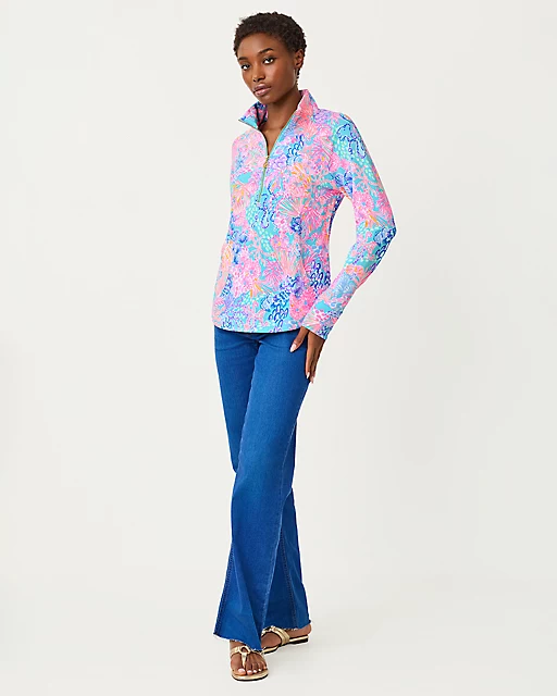Lilly Pulitzer UPF 50+ Skipper Popover Multi Splendor In The Sand