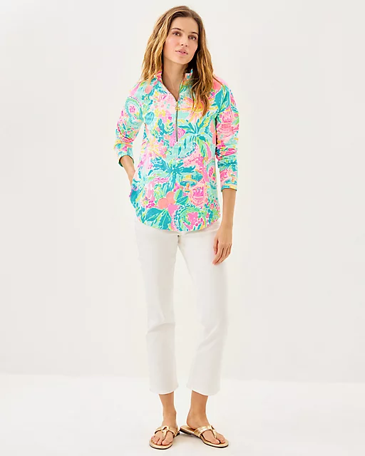 Lilly Pulitzer UPF 50+ Skipper Popover Multi Sunshine State Of Mind