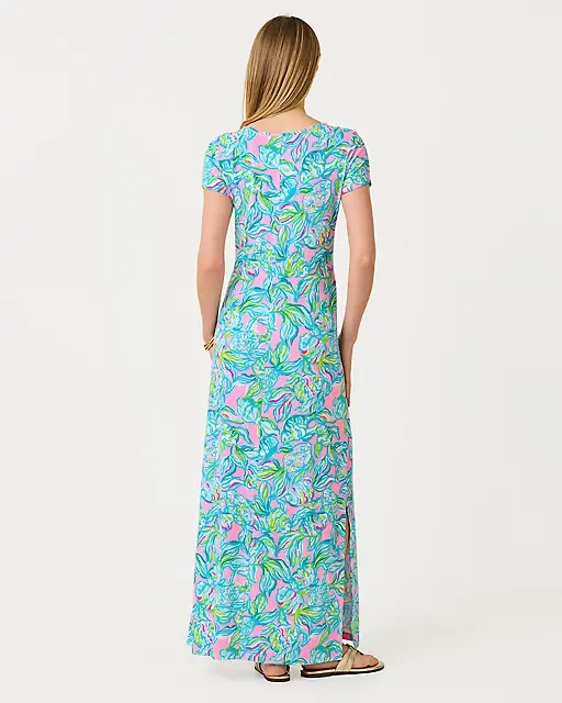 Lilly Pulitzer Wynne Maxi Dress Pelican Pink Off The Scales