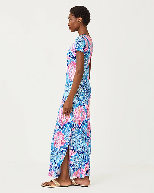 Lilly Pulitzer Wynne Maxi Dress Resort White Sway With Me