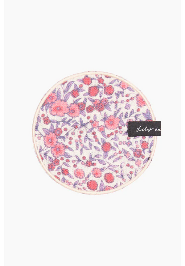 Lily And Lionel Cara Aster Print Coaster In Multi