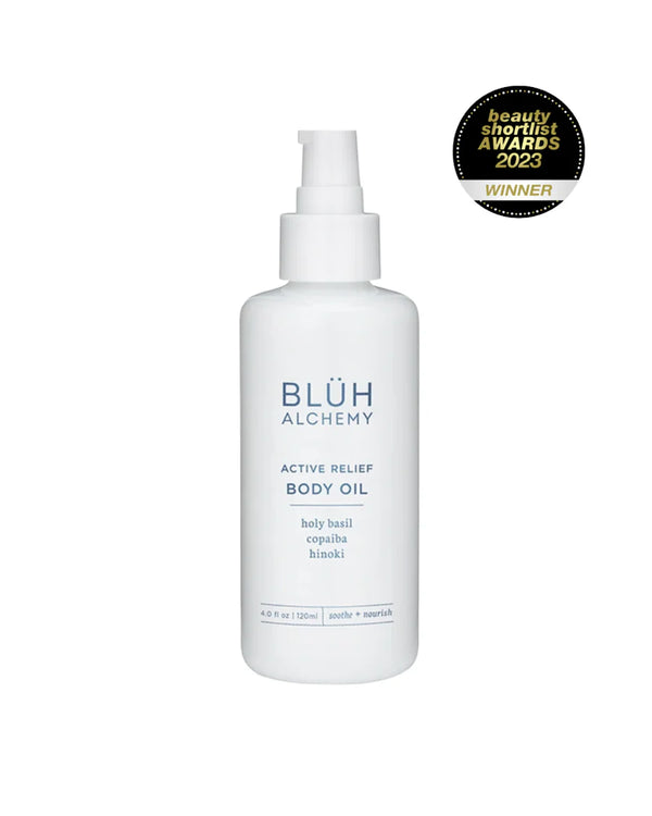 lily lolo Bluh Alchemy Active Relief Body Oil
