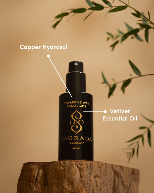 Lily Lolo Sagrada BioSkincare Copper Vetiver Face Mist