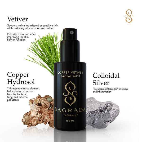 Lily Lolo Sagrada BioSkincare Copper Vetiver Face Mist