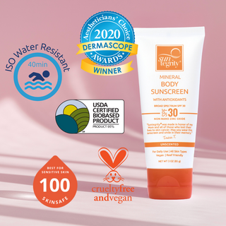 Lily Lolo Suntegrity UNSCENTED Mineral Body Sunscreen Broad Spectrum SPF 30
