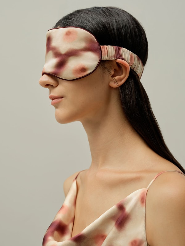 Lilysilk Daffodil Sleep Mask - Made With Liberty Fabric