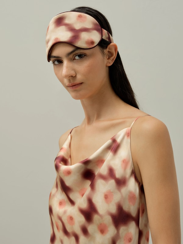 lilysilk Daffodil Sleep Mask - Made With Liberty Fabric