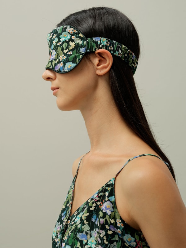 Lilysilk Fairytale Forest Eye Mask - Made With Liberty Fabric