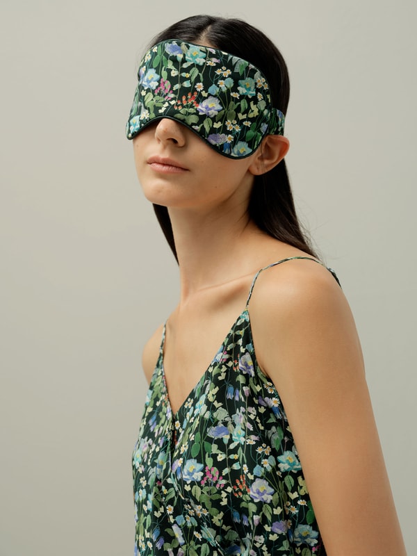 lilysilk Fairytale Forest Eye Mask - Made With Liberty Fabric
