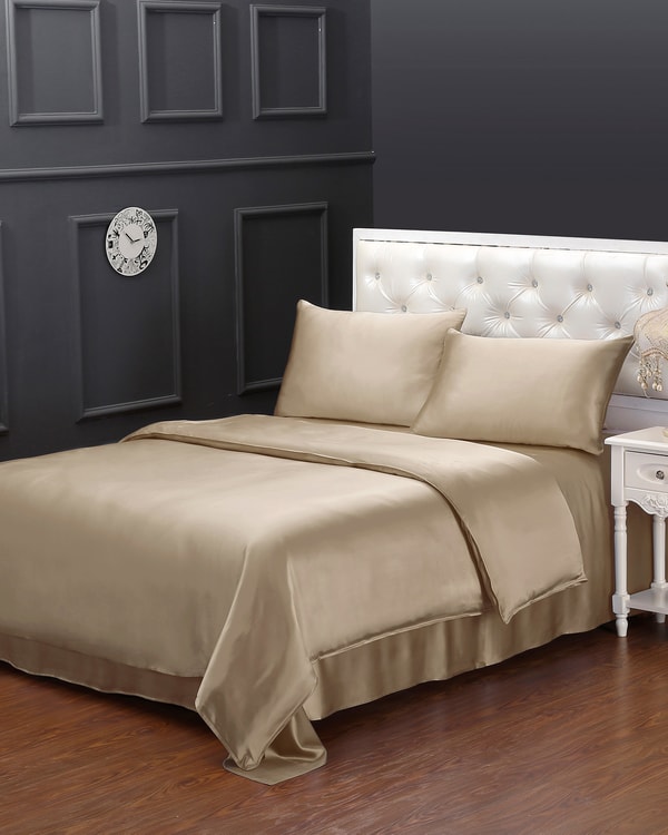 lilysilk 19 Momme Seamless Silk Sheets Set