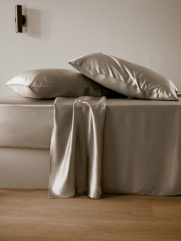 lilysilk 25 Momme Seamless Silk Flat Sheet