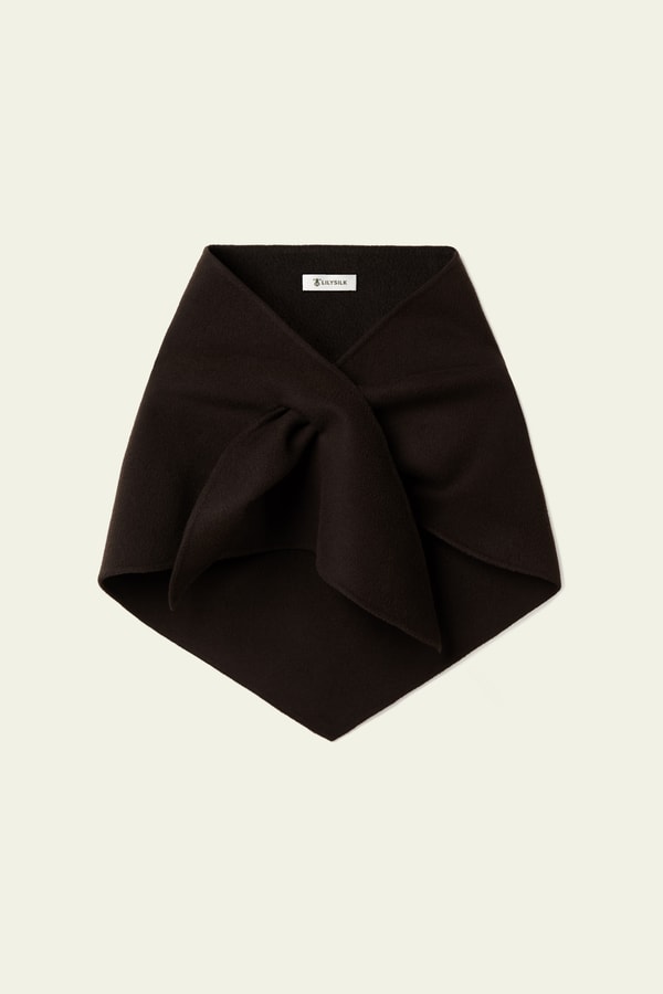 Lilysilk Adjustable Silk-Wool Scarf