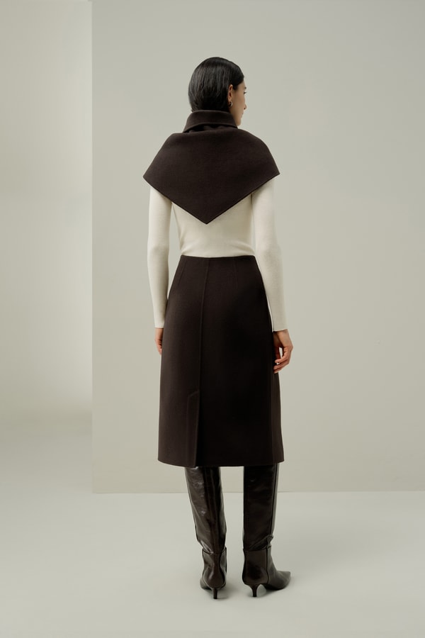 Lilysilk Adjustable Silk-Wool Scarf