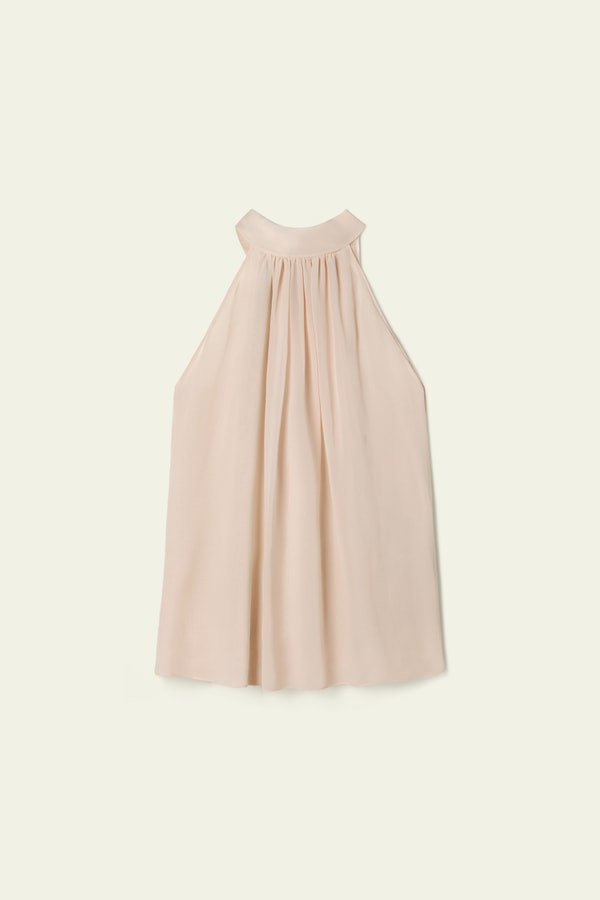 Lilysilk Adjustable Tie-Neck Georgette Blouse