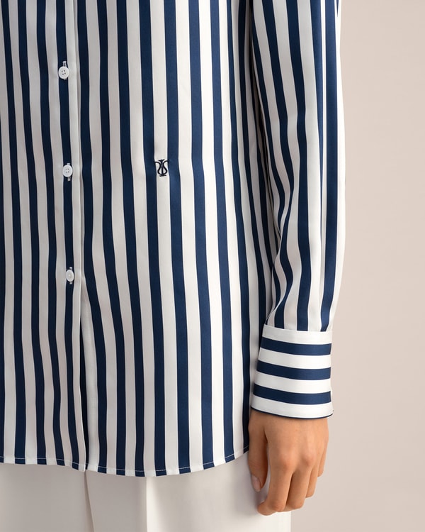 Lilysilk Amalfi Stripe Silk Shirt
