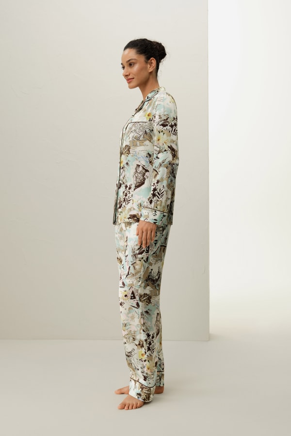 Lilysilk Aquarius Zodiac Classic Silk Pajama Set