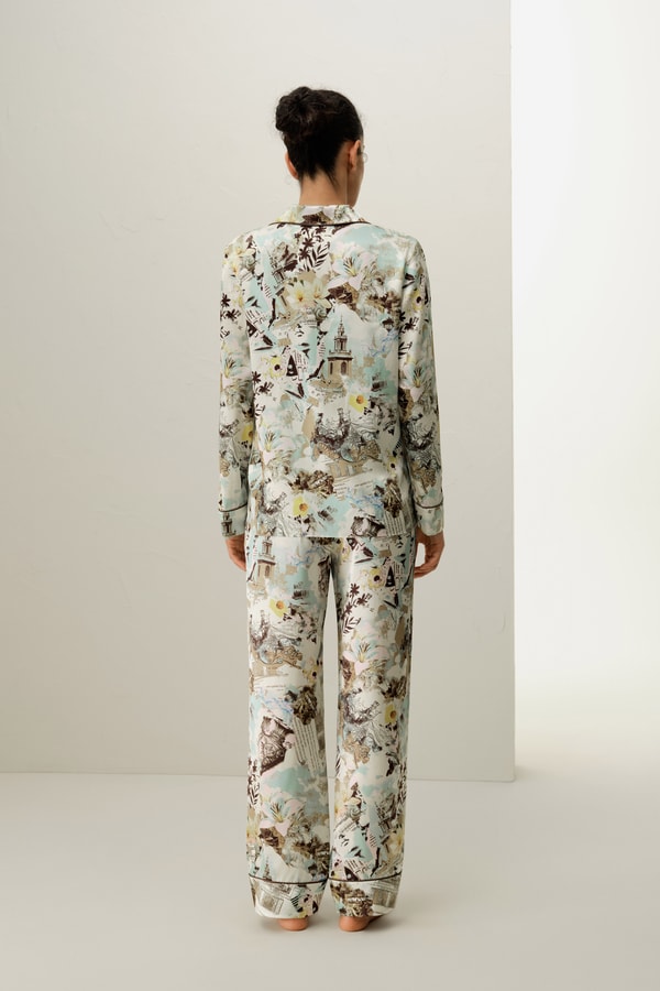 Lilysilk Aquarius Zodiac Classic Silk Pajama Set