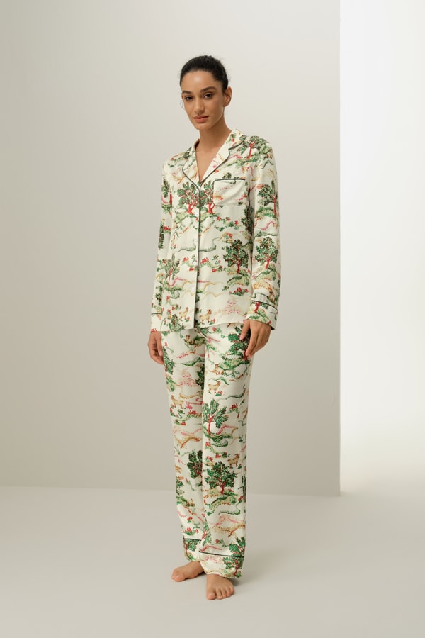 lilysilk Aries Zodiac Classic Silk Pajama Set