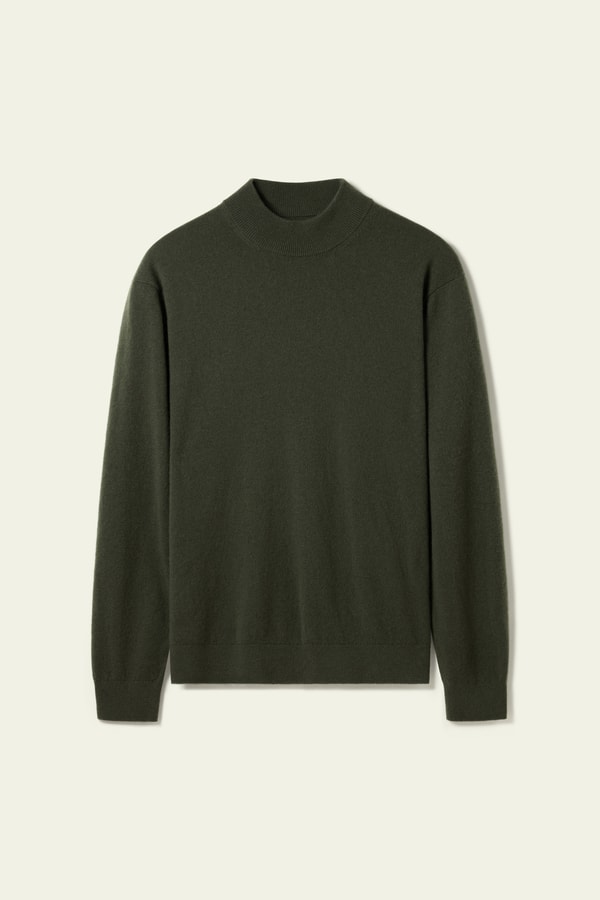 Lilysilk Baby Cashmere Mock Neck Sweater