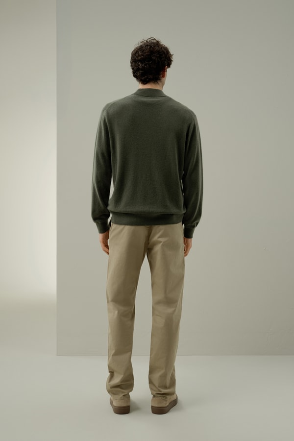 Lilysilk Baby Cashmere Mock Neck Sweater