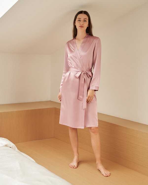 Lilysilk Classic Mid Silk Robe