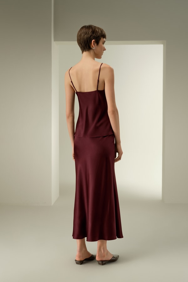 Lilysilk Double-Faced Silk Charmeuse Bias Cami