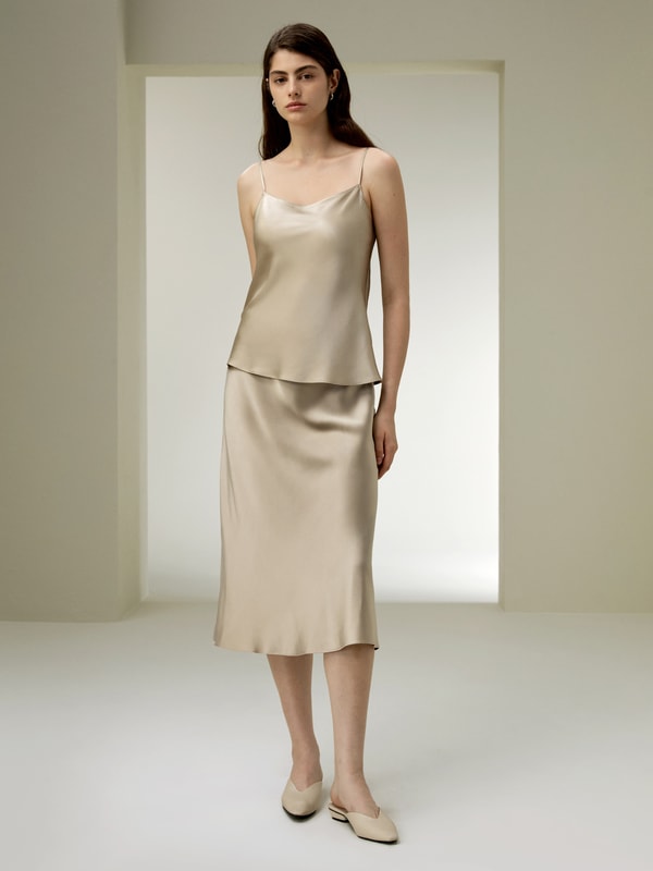 Lilysilk Double-Faced Silk Charmeuse Camisole