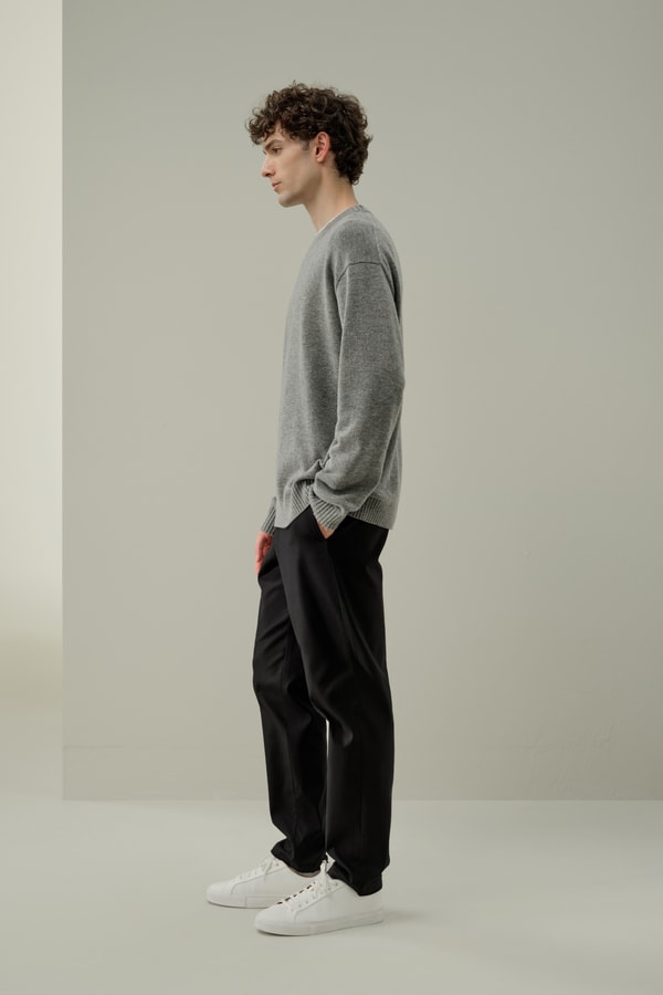 Lilysilk Durable Wool Cashmere Crew Neck Sweater