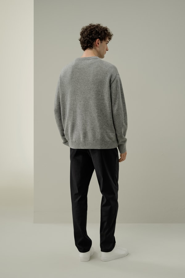 Lilysilk Durable Wool Cashmere Crew Neck Sweater