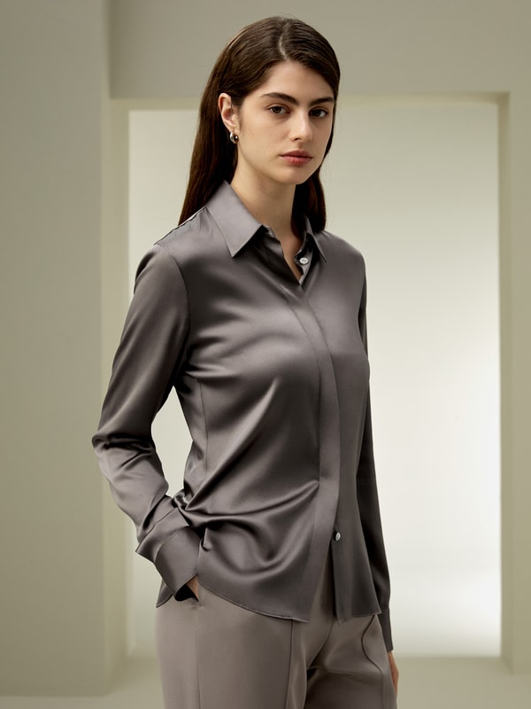 Lilysilk Elegant Silhouette Silk Shirt
