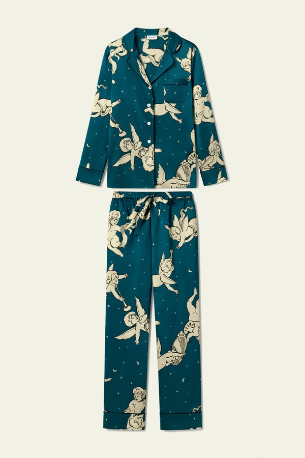 Lilysilk Gemini Zodiac Classic Silk Pajama Set