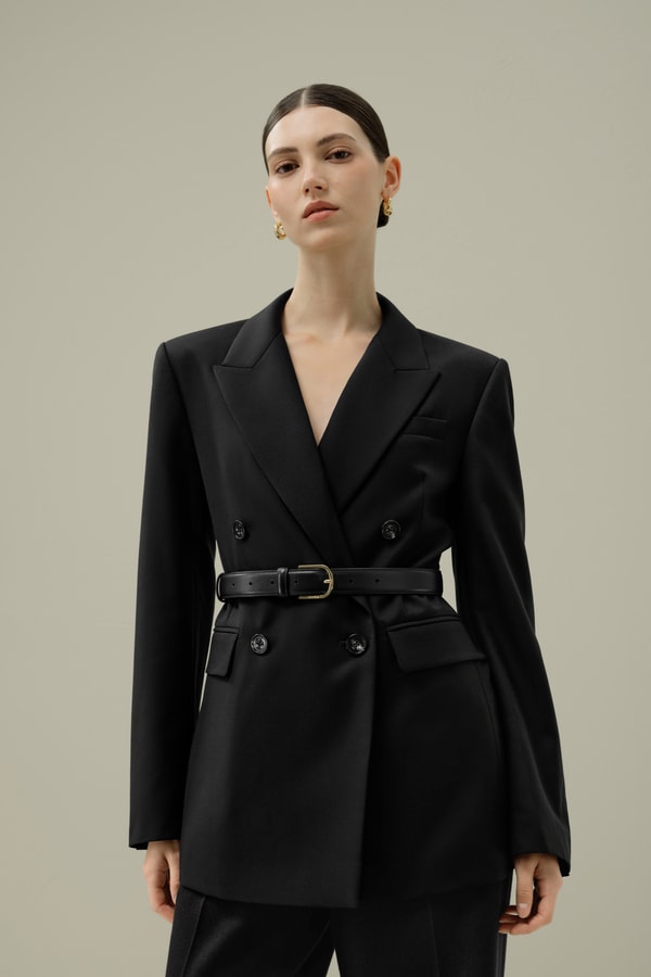 Lilysilk Gold Buckle Leather Belt