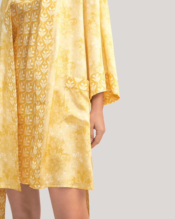 Lilysilk Golden Lily Silk Kimono Robe