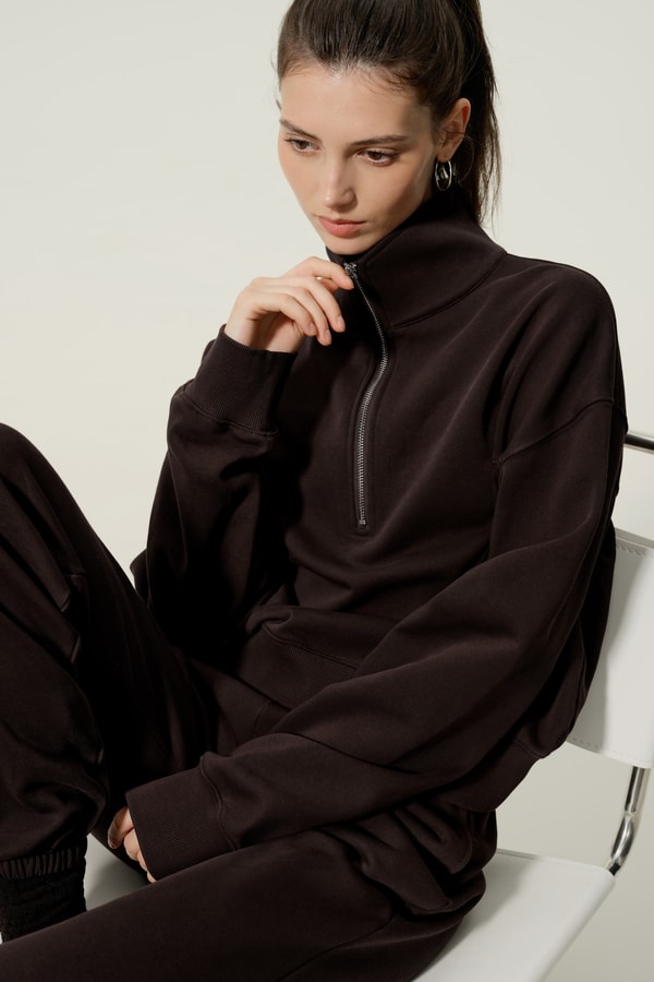 lilysilk Heirloom '89 Half-Zip Pullover