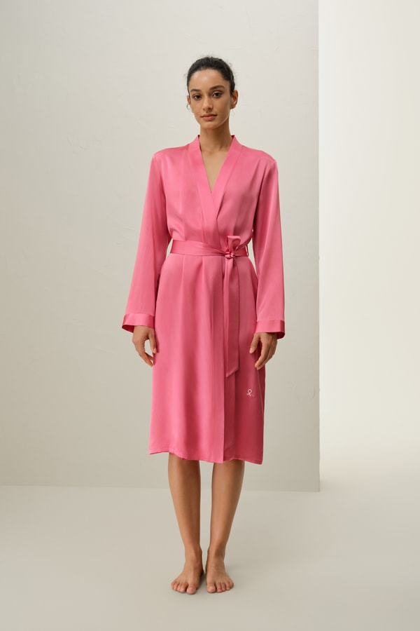 lilysilk Hope's Comfort Mid Silk Robe