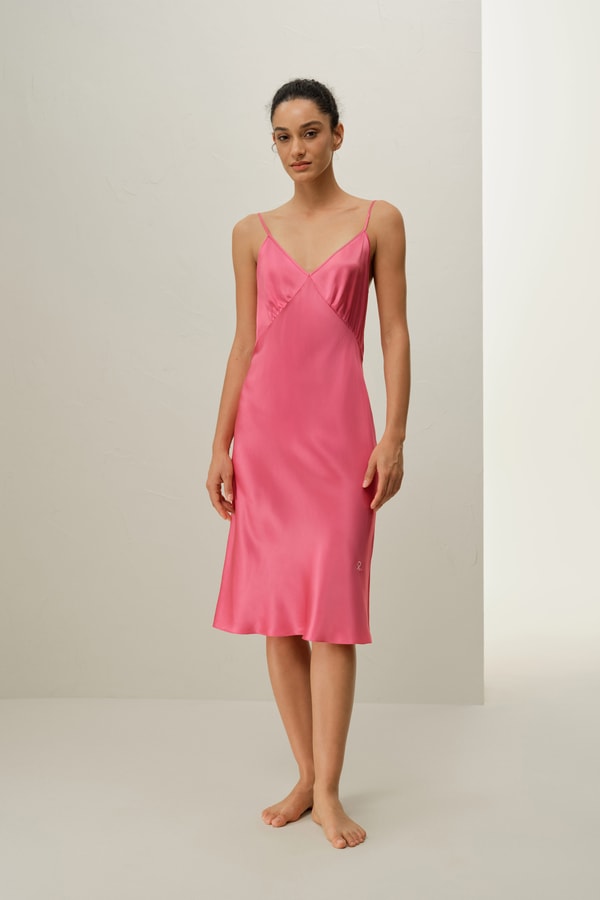 lilysilk Hope's Midi Strap Nightgown