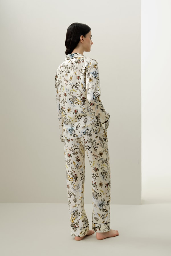 Lilysilk Libra Zodiac Classic Silk Pajama Set