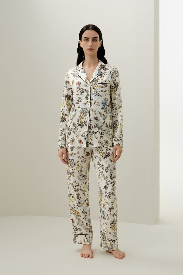 lilysilk Libra Zodiac Classic Silk Pajama Set