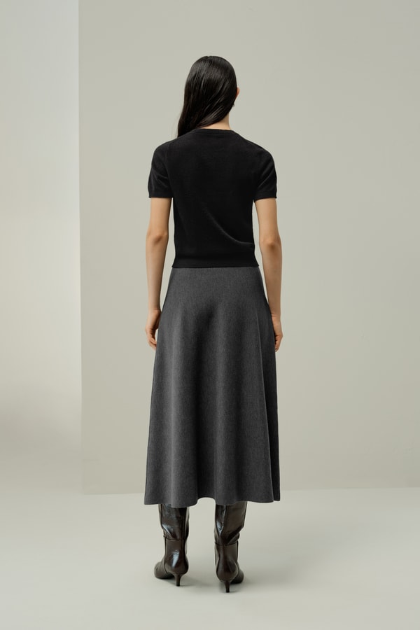 Lilysilk LILYSILK Worry-Free Wool Skirt