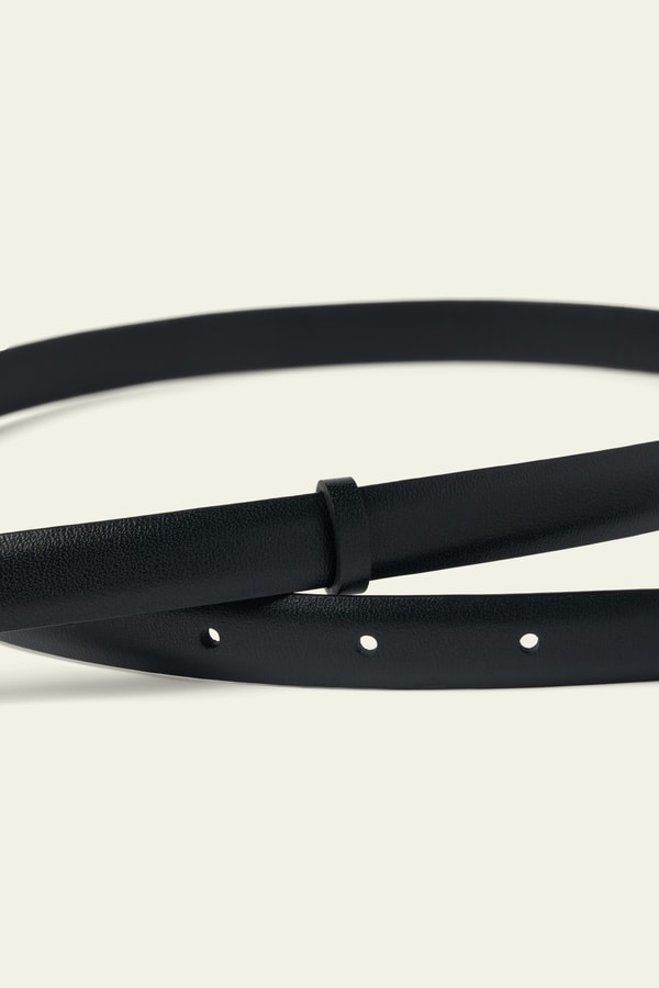 Lilysilk LS Clasp Leather Skinny Belt